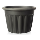 GARDEN & PET SUPPLIES - Wham Vista Graphite Round Planter 60cm