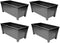 GARDEN & PET SUPPLIES - Fixtures Grosvenor Raised Trough Large 55cm Black/Ebony {4-Pack Offer}