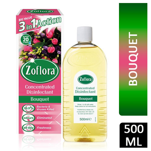 Zoflora Bouquet Concentrated Fragranced Disinfectant 500ml