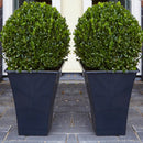 Wham Black Square Metallica Planter 28cm H308