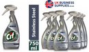 Cif Pro-Formula Stainless Steel and Glass Cleaner 750ml - GARDEN & PET SUPPLIES