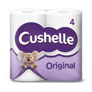 Cushelle 2ply Original Toilet Roll 4 Pack - GARDEN & PET SUPPLIES