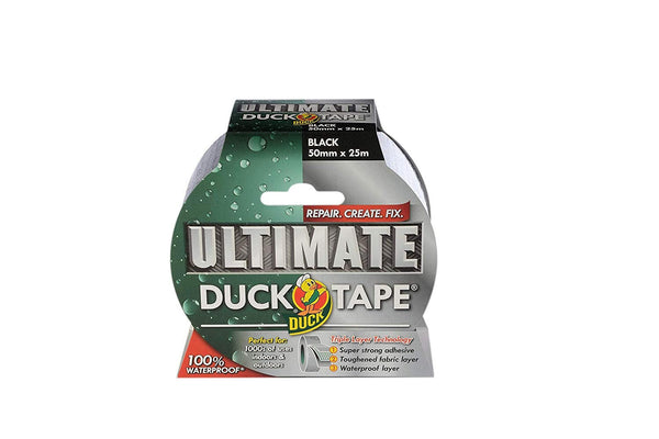 Ultimate Black Duck Tape 50mmx25m - Garden & Pet Supplies