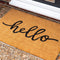 Fixtures "Hello" 33.5cm x 60cm PVC Backed Coir Door Mat