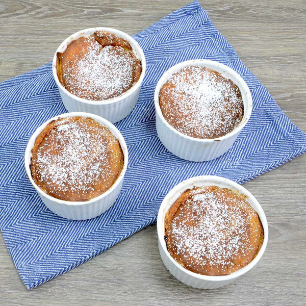 White Ceramic Ramekin Set 10cm/ 4"- Bake-It. {4 Pack}