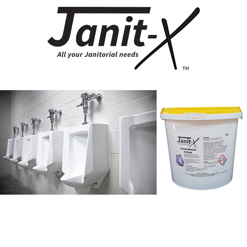 Janit-X Yellow Urinal Channel Blocks 3kg - Garden & Pet Supplies