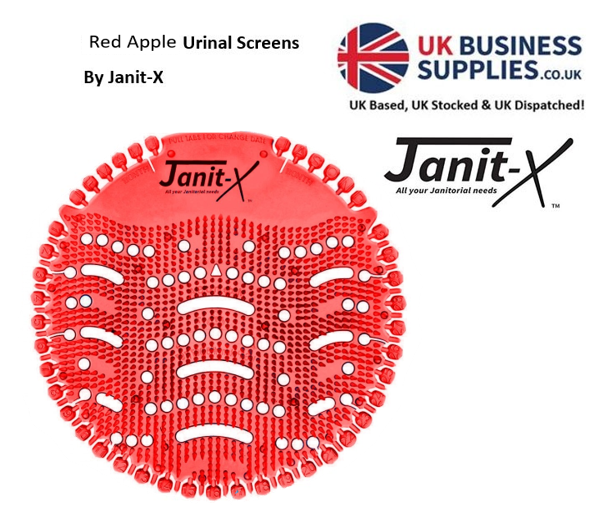 Janit-X Urinal Screen Deodoriser Red Apple - GARDEN & PET SUPPLIES