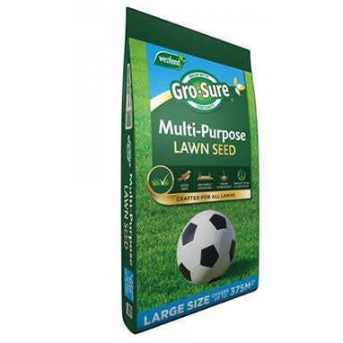 Westland Gro-Sure Multi Purpose Lawn Seed 375m2 (Sure Start) - GARDEN & PET SUPPLIES