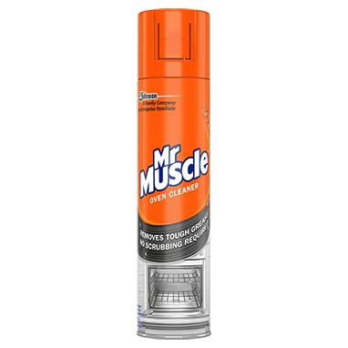 Mr Muscle Oven Cleaner 300ml (Self-scouring foaming formula) 667597 - Garden & Pet Supplies