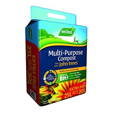 GARDEN AND PET SUPPLIES - Westland Multi-Purpose Compost with John Innes 25 Litre