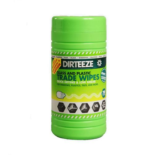 GARDEN & PET SUPPLIES - Dirteeze Glass & Plastic Trade Wipes 80's