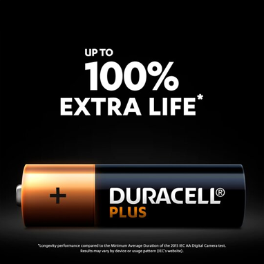 Duracell Plus AA Battery (Pack of 4) 81275375