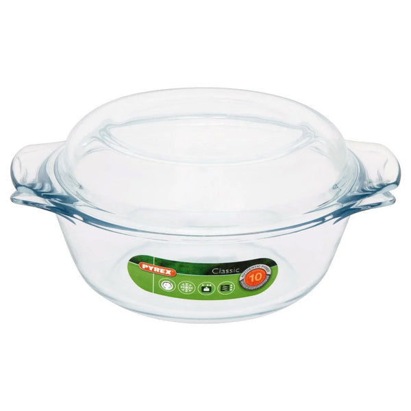 GARDEN & PET SUPPLIES - Pyrex Round Casserole Dish 1.4 Litre