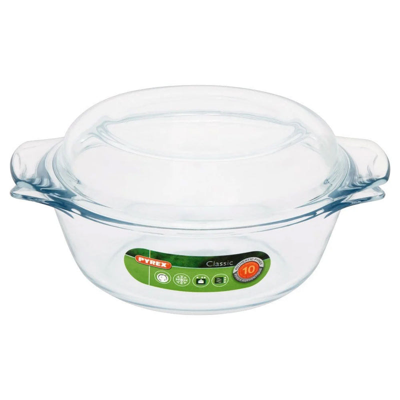 GARDEN & PET SUPPLIES - Pyrex Round Casserole Dish 1.4 Litre