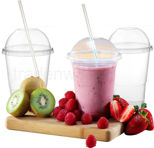 20oz Belgravia Plastic Smoothie Cups Pack 50's