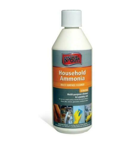 Knock Out Household Ammonia 500ml Multi Purpose {1-6 Pack}