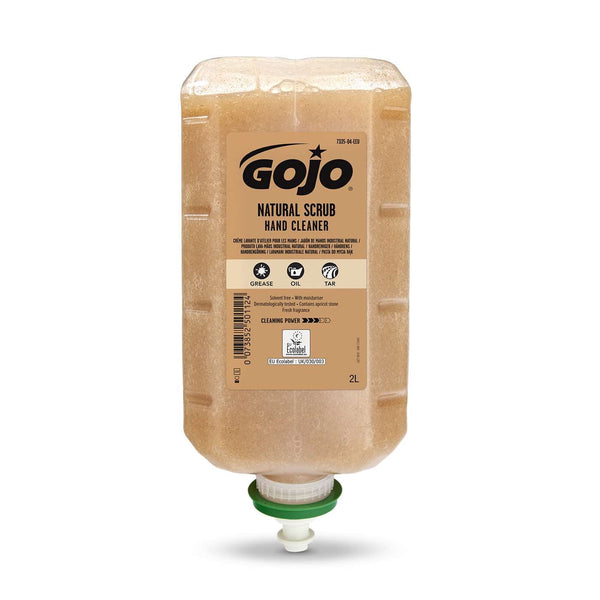 GOJO TDX Natural Scrub 2000ml Refill Cartridges Grease, Oil & Tar {7335} - Garden & Pet Supplies