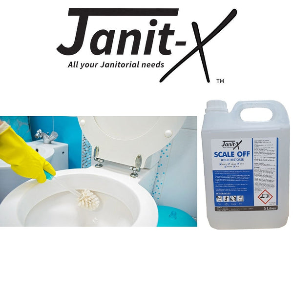 Janit-X Professional Quality Formula "Scale Off" Toilet Restorer 5 litre - GARDEN & PET SUPPLIES