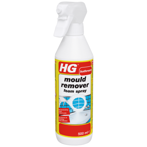 HG Bathroom Mould Remover Foam Spray 500ml - GARDEN & PET SUPPLIES