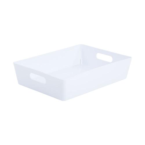 GARDEN AND PET SUPPLIES - Wham White Rectangular Studio Basket 5.01 6 Litre