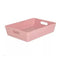 GARDEN AND PET SUPPLIES - Wham Pink Rectangular Studio Basket 4.01 2 Litre